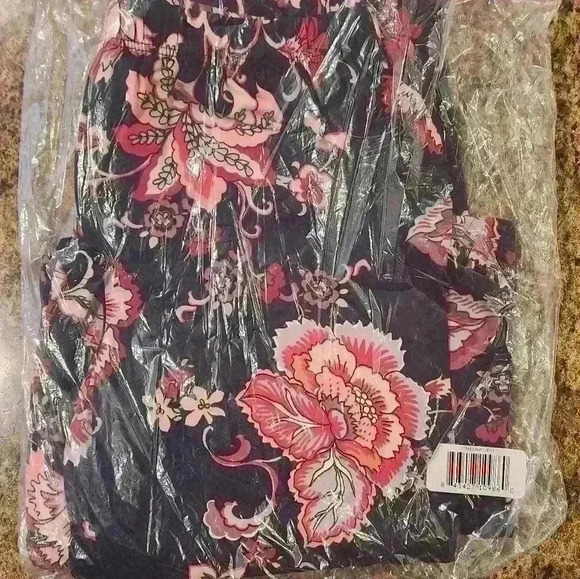 J. Jill  Wearever Floral Multi-Color Bell Leg Knit Pants - Picture 3 of 10